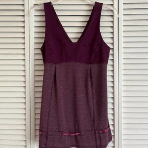 Lululemon Hustle & Bustle Tank top purple & pink fits size 4 or 6